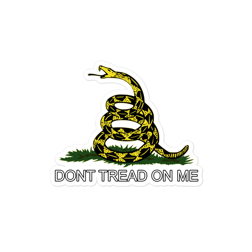 Don't tread on me - Bubble-free stickers