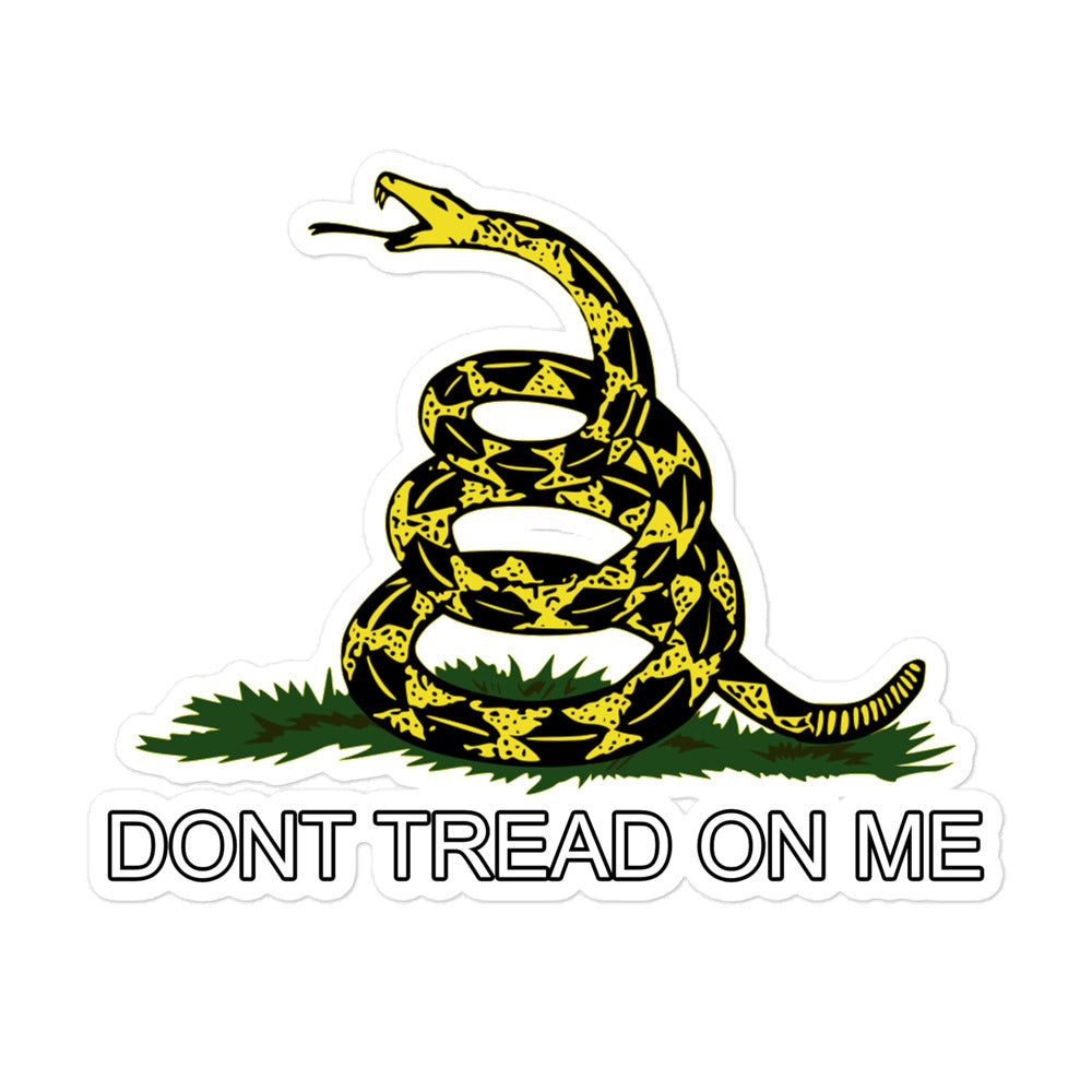 Don't tread on me - Bubble-free stickers