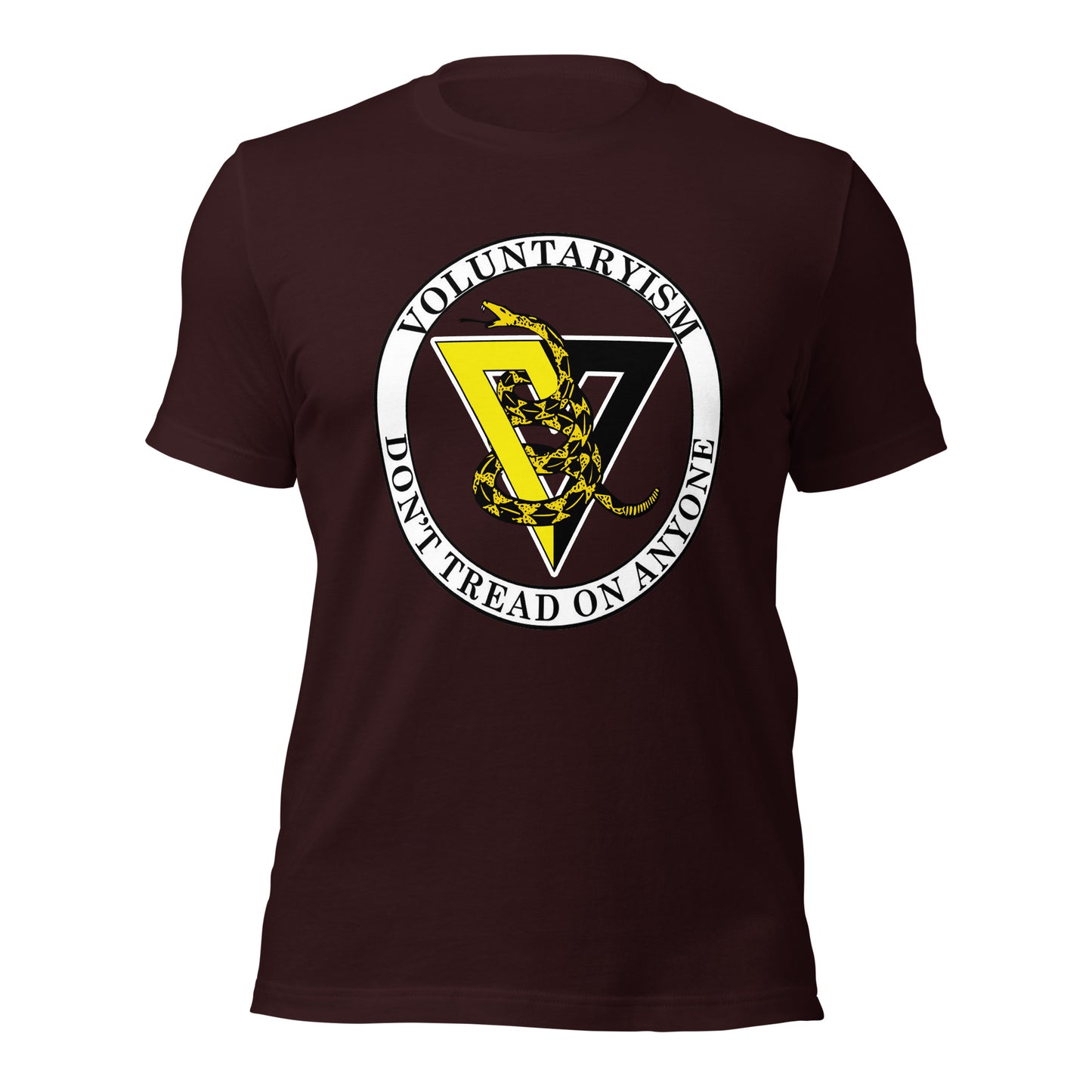 Voluntaryism - Don't tread on anyone - Unisex t-shirt